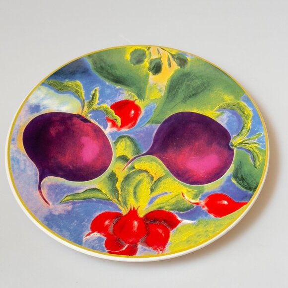 Certified International Provence Linda Montgonery Hand-Painted Set of 4 Plates - Picture 16 of 16